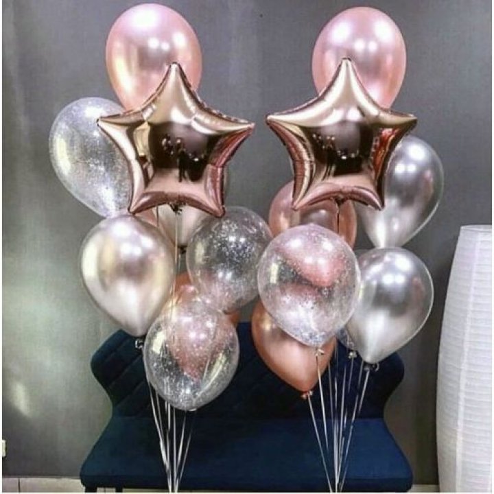 Фонтаны шаров "Дубль старт" с доставкой в Ханты-Мансийске