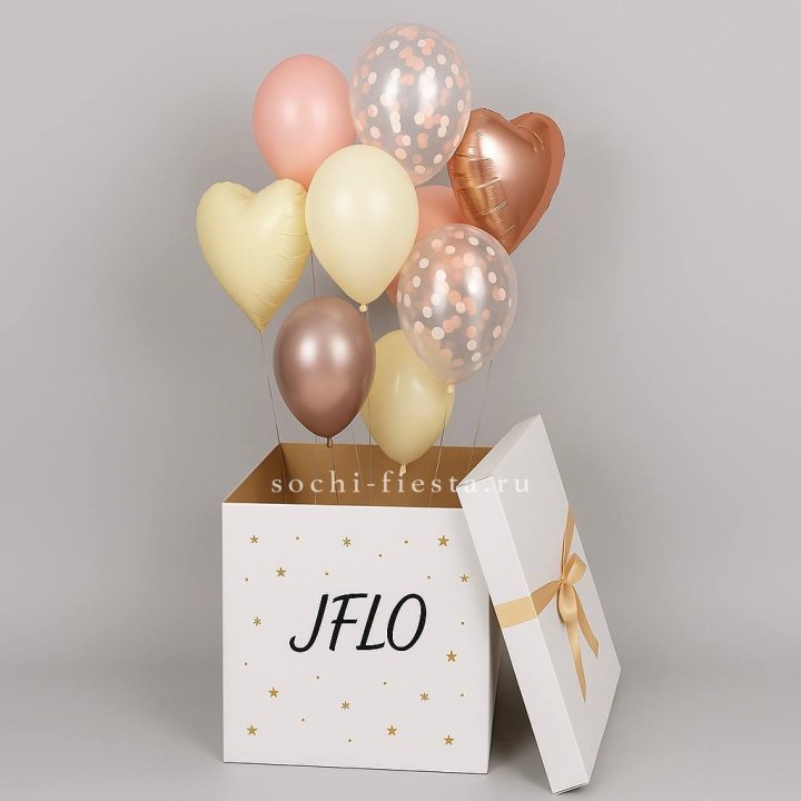 Коробка-сюрприз с шарами №2 в Ханты-Мансийске