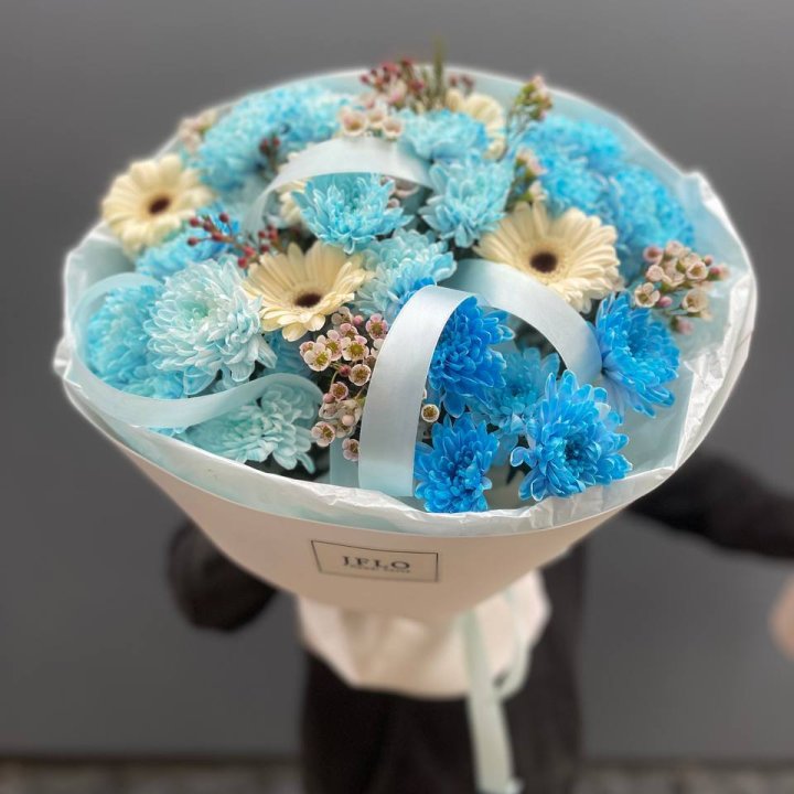 Букет "Голубые дали" с доставкой в Ханты-Мансийске