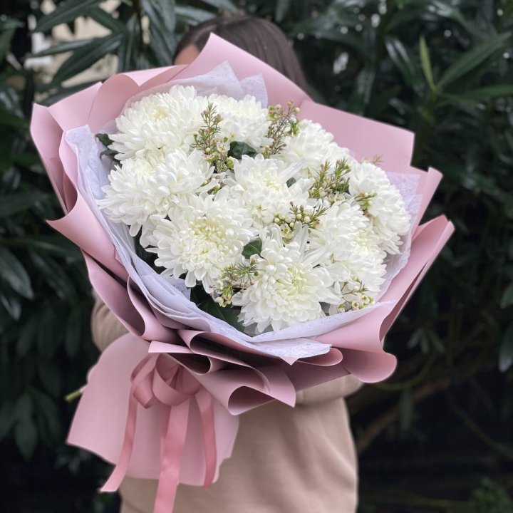 Букет хризантем №1 в Ханты-Мансийске