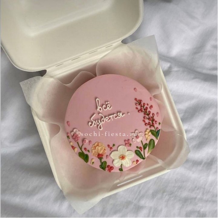 Бенто-торт "Все сбудется"  в Ханты-Мансийске