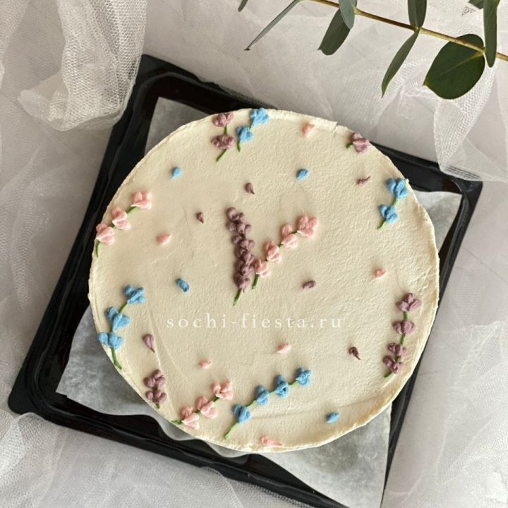 Бенто-торт "Лаванда" в Ханты-Мансийске