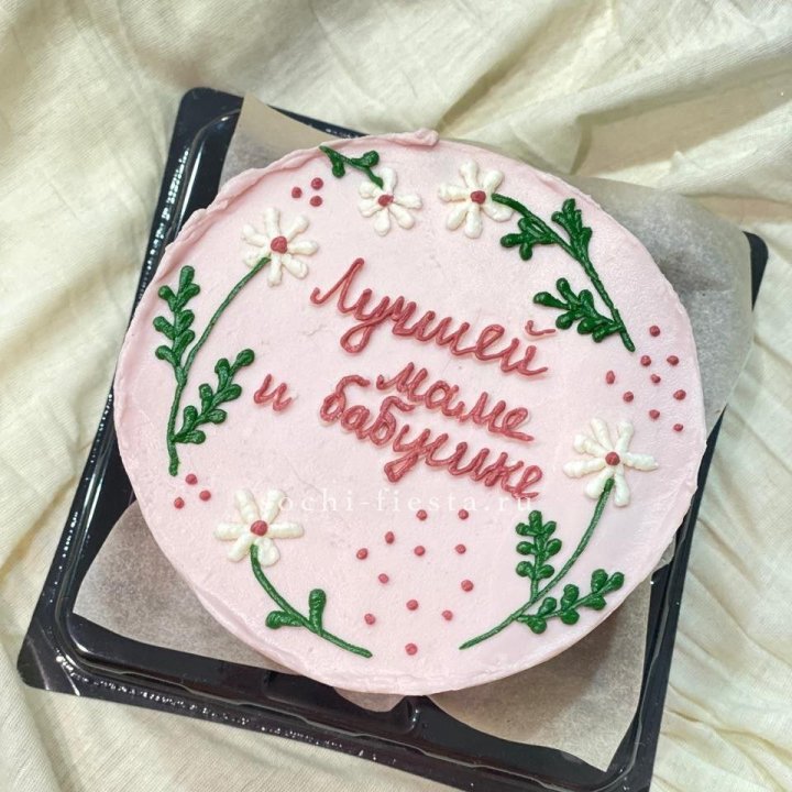 Бенто-торт "Лучшей маме и бабушке"  в Ханты-Мансийске