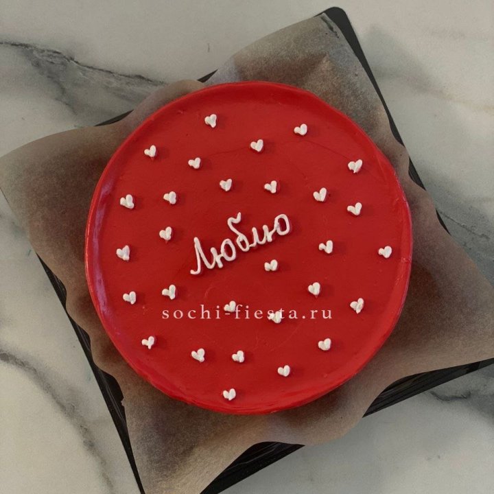 Бенто-торт "Люблю" в Ханты-Мансийске