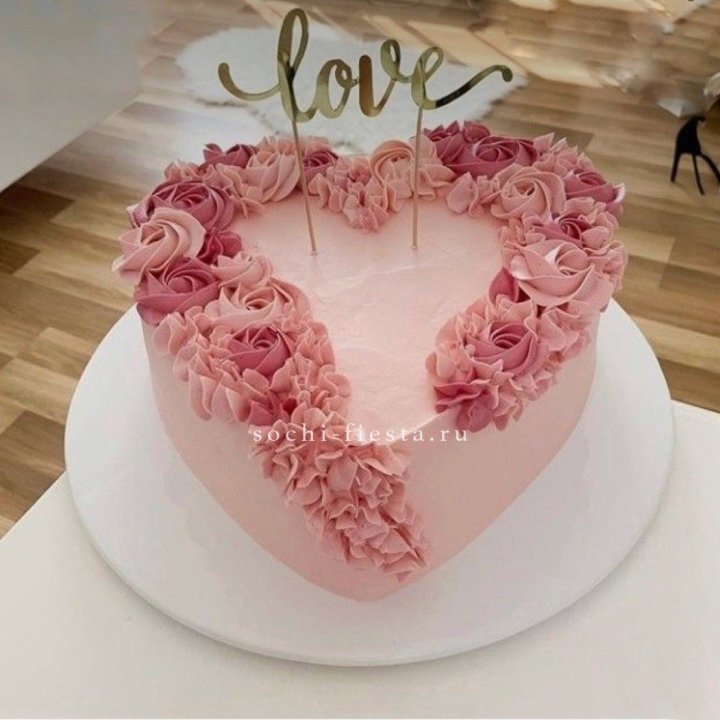 Торт "Сердце" 10 в Ханты-Мансийске
