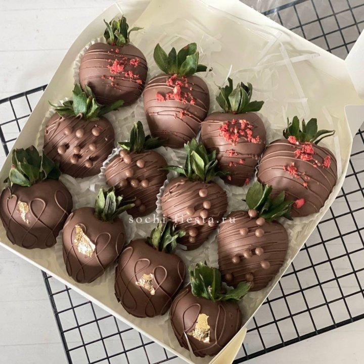 Клубника в шоколаде 12 ягод в Ханты-Мансийске
