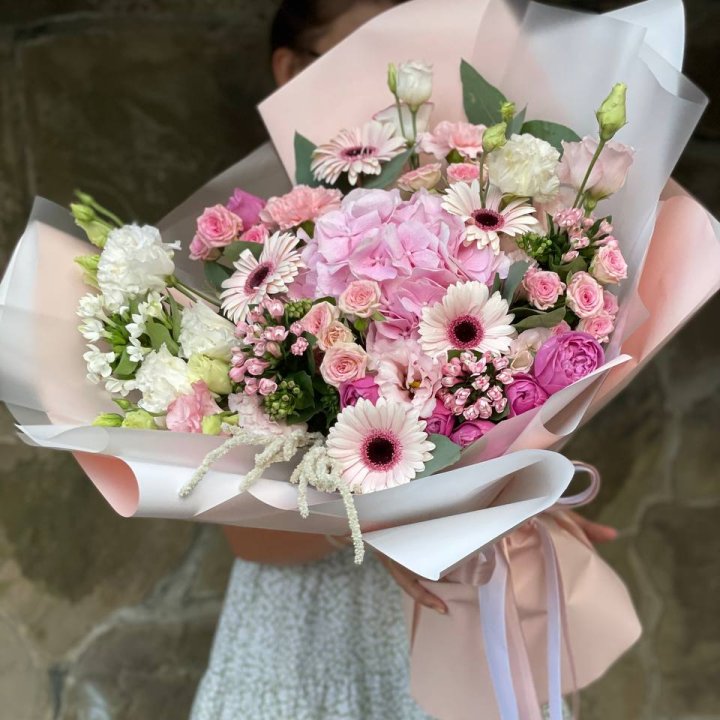 Авторский букет Пич в Ханты-Мансийске