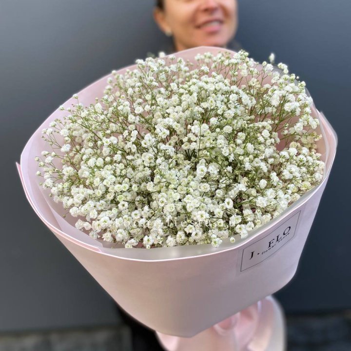 11 белых гипсофил в фоамиране в Ханты-Мансийске