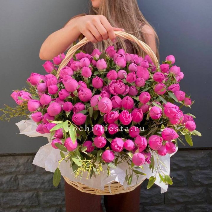 51 мисти баблс в корзине с доставкой в Ханты-Мансийске