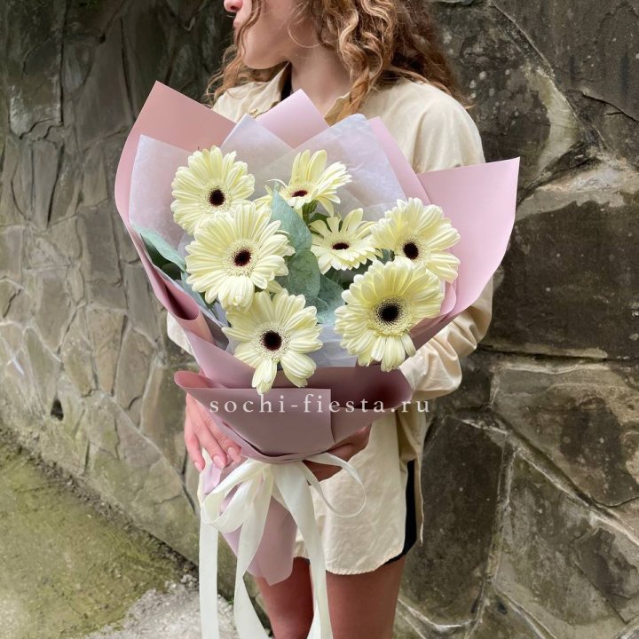 Букет голландских гербер  в Ханты-Мансийске