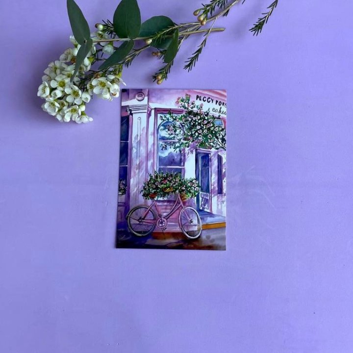 Открытка к букету "Розовый" в Ханты-Мансийске