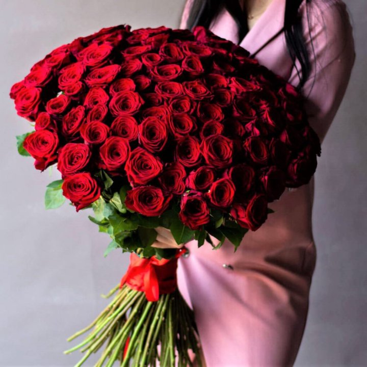 101 высокая роза в Ханты-Мансийске