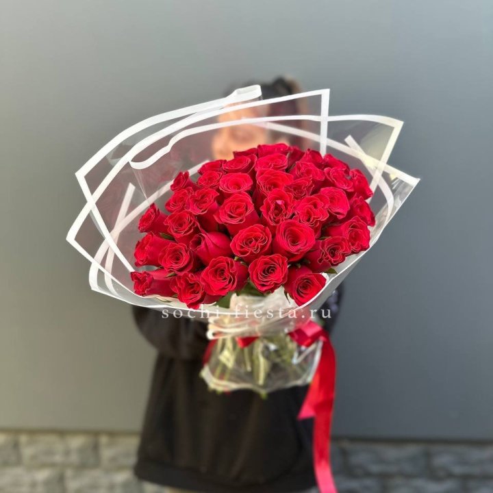 31 красная роза в Ханты-Мансийске