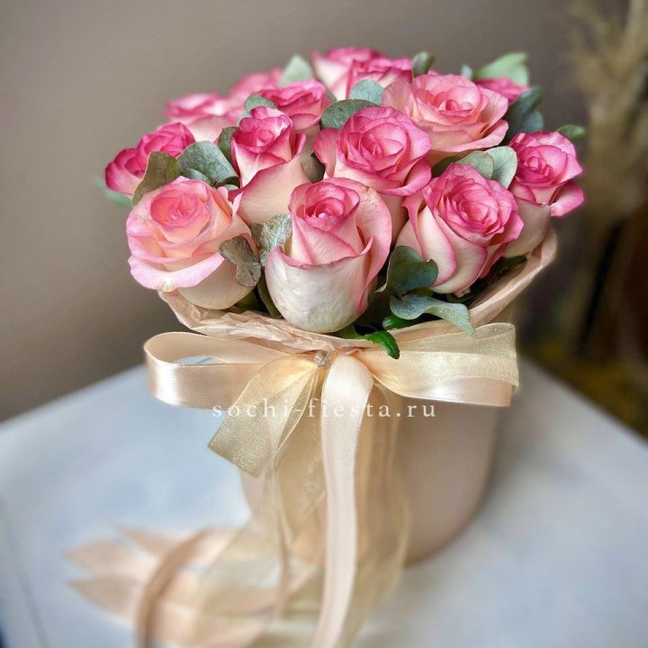 19 Роз Джумилия в коробке в Ханты-Мансийске