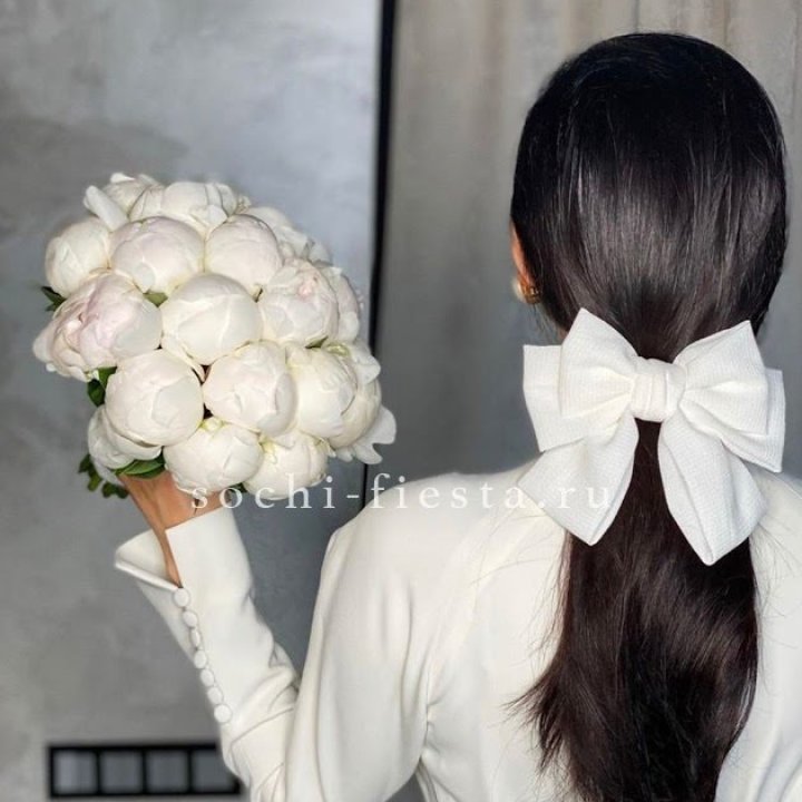 Свадебный букет пионов в Ханты-Мансийске