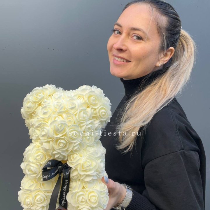 Игрушка медведь белый в Ханты-Мансийске